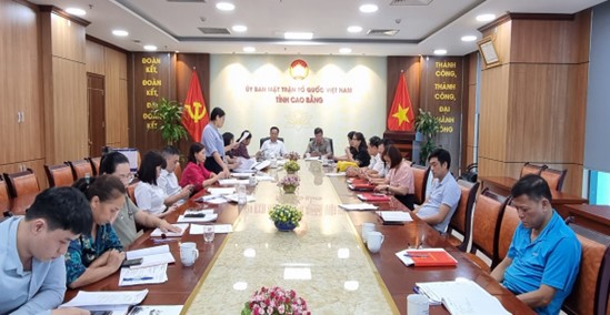 Công đoàn Ủy ban Mặt trận Tổ quốc tỉnh sơ kết 6 tháng đầu năm 2024