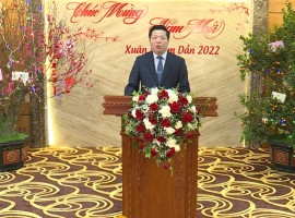 Bí thư Tỉnh ủy Trần Hồng Minh chúc tết nguyên đán nhâm dần (2022)